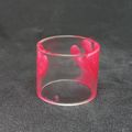 Clear/ Glitter red