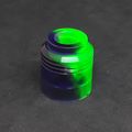 Neon green / Purple