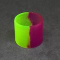 Purple neon yellow