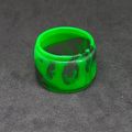neon green/ clear black