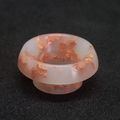 Smoky white copper flakes