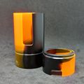 neon orange/ black