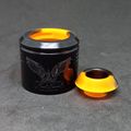 neon orange/ black