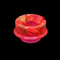 Neon pink gold foil