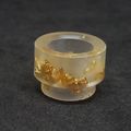 Clear gold flakes