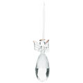 Medium - 15cm Clear with Gold - Wide