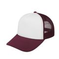 Burgundy with White