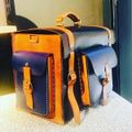 Tan & Navy
