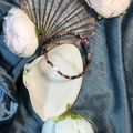 Rhodonite (17cm) with Single Pearl