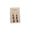 Carnelian & Red Jasper Earring Pair