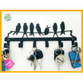 6 Hook Ferro Grain Black