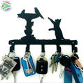 6 Hook Ferro Grain Black