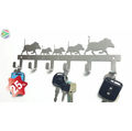 6 Hook Stainless steel brush finish