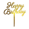 Happy Birthday gold