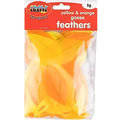 Crazy Craft Yellow & Orange Goose Feathers