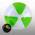 Lime green & White