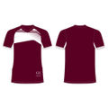 Maroon/White