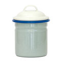 Duckegg Green with Blue Rim & Cream Top