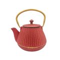 Red Cast Iron Teapot 1000ml