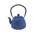 Cast Iron Teapots Tall 600ml - Blue