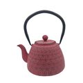 Cast Iron Teapots Tall 600ml - Red