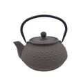 Cast Iron Teapot Spotted Design 600ml - Brown