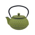 Cast Iron Teapot Spotted Design 600ml - Green