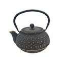 Cast Iron Teapot Spotted Design 600ml - Black