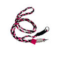 Black Pink and White Braid