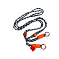 Black White Confetti and Neon Orange
