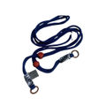 Navy Blue with Black and White