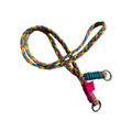 Yellow Pink and Light Blue Braid