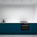 Petrol blue linear shaker