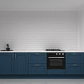 Petrol blue classic shaker