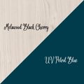 Black Cherry and UV Petrol Blue