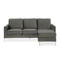 Dark Grey Velvet
