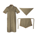 Khaki/Animal Print