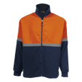 navy/safety orange