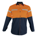 navy/orange