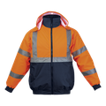 safety orange/navy
