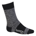 charcoal melange/black