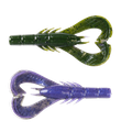 KRACKIN CRAW 3" GREEN PUMPKIN PURPLE (10 pc)