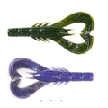 KRACKIN CRAW 4" GREEN PUMPKIN PURPLE