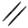 LUNKER LOG 4" BLACK RED FLAKE (9 PC)
