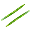 LUNKER LOG 4" CHARTREUSE PEPPER / GREEN