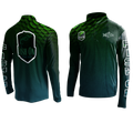 Green Carp Scales Dye Sublimation Fishing shirt