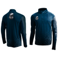 Dark Blue Fish Scales Dye Sublimation Fishing shirt