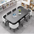 gray table/gray&white chair