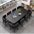 black table/black chair