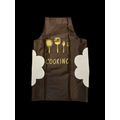 Imprinted text “ Cooking “ BROWN